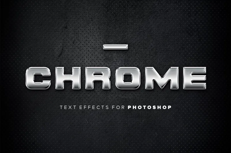 Chrome Text Effects