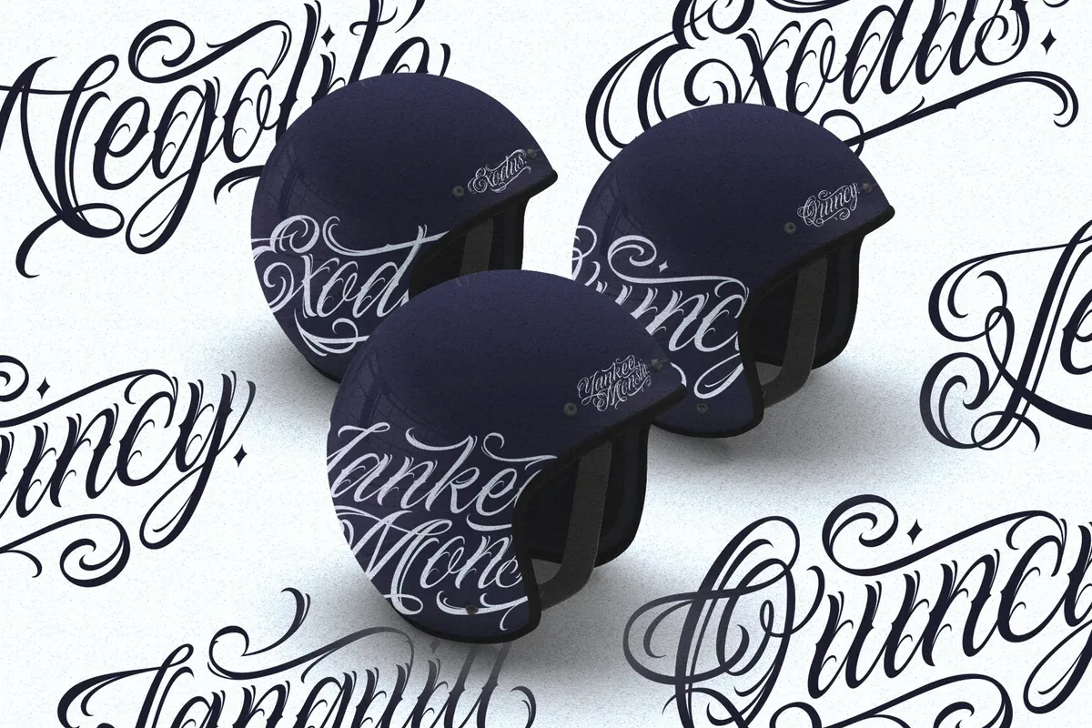 Alevattros - Tattoo Script Font