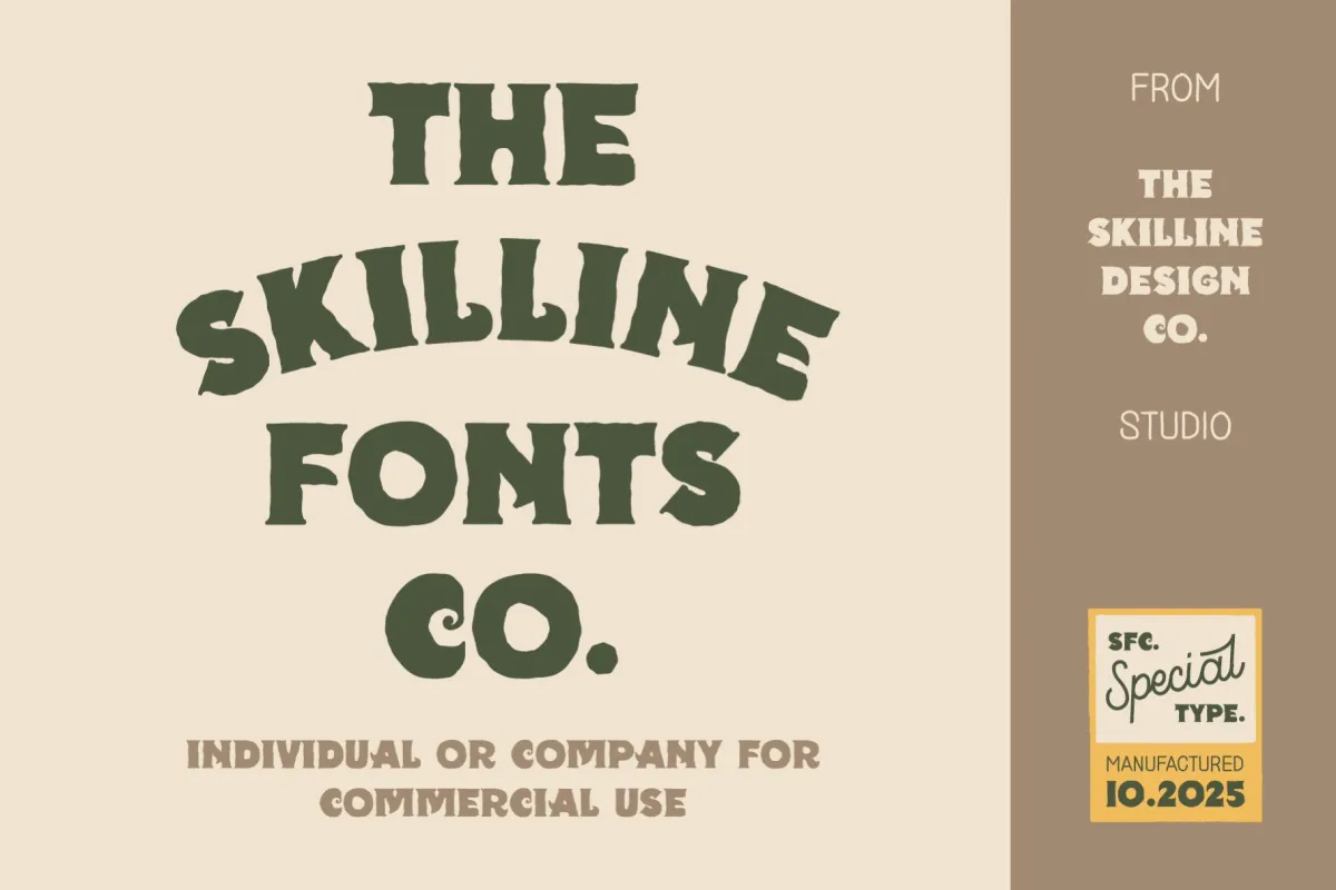Camphard - Vintage Display Font