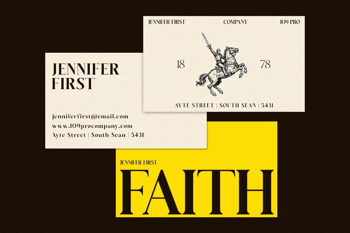 GC Blanca – Elegant Serif Display Font