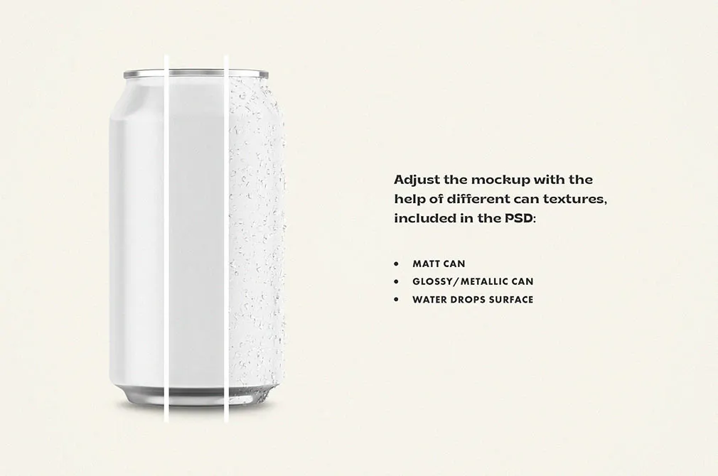 Aluminium Can Mockup