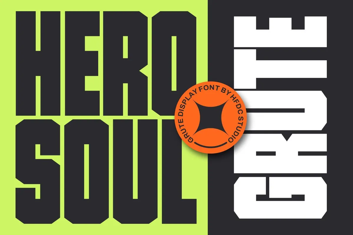 Grute Bold Sport Font