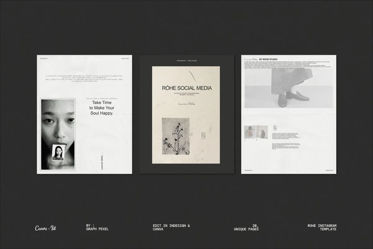 Róhe | Luxury Fashion Social Media Template