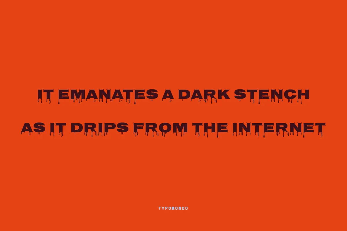Nosifer - Free Dripping Horror Font