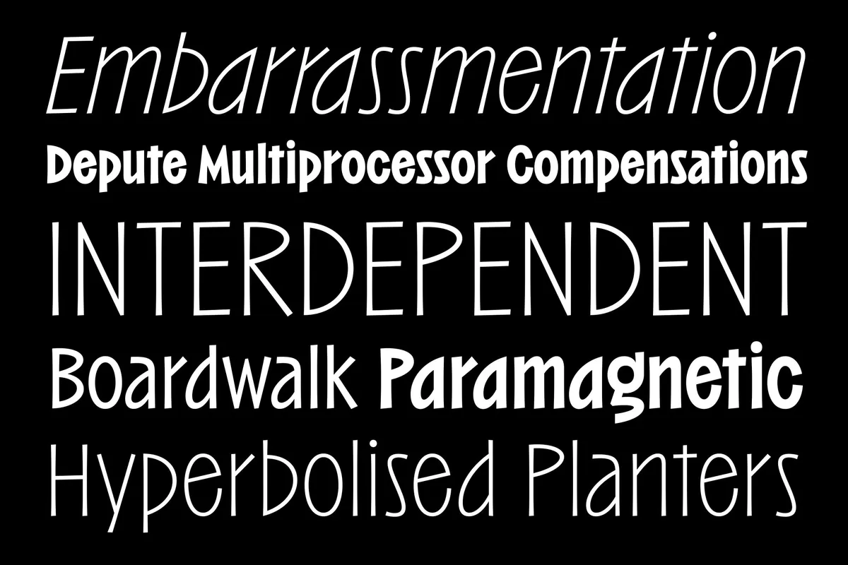 Barkins - Playful Sans Serif Font Family