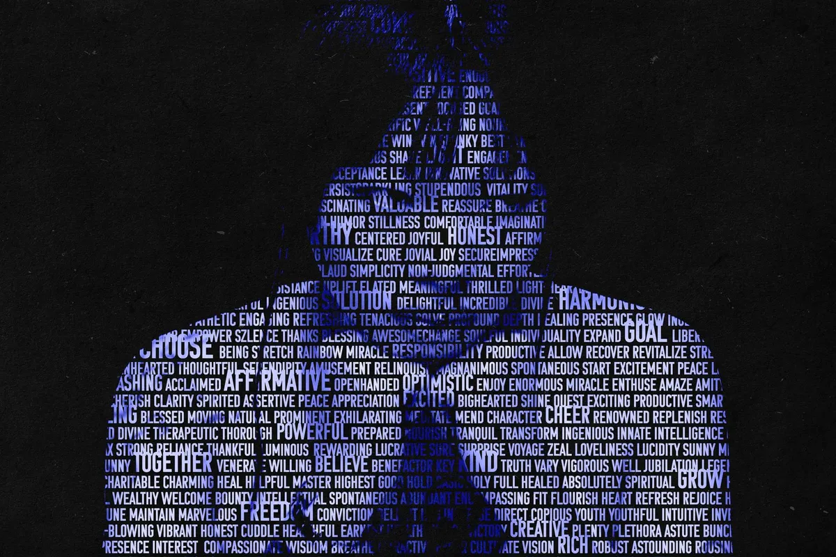 Cutout Words Photo Effect
