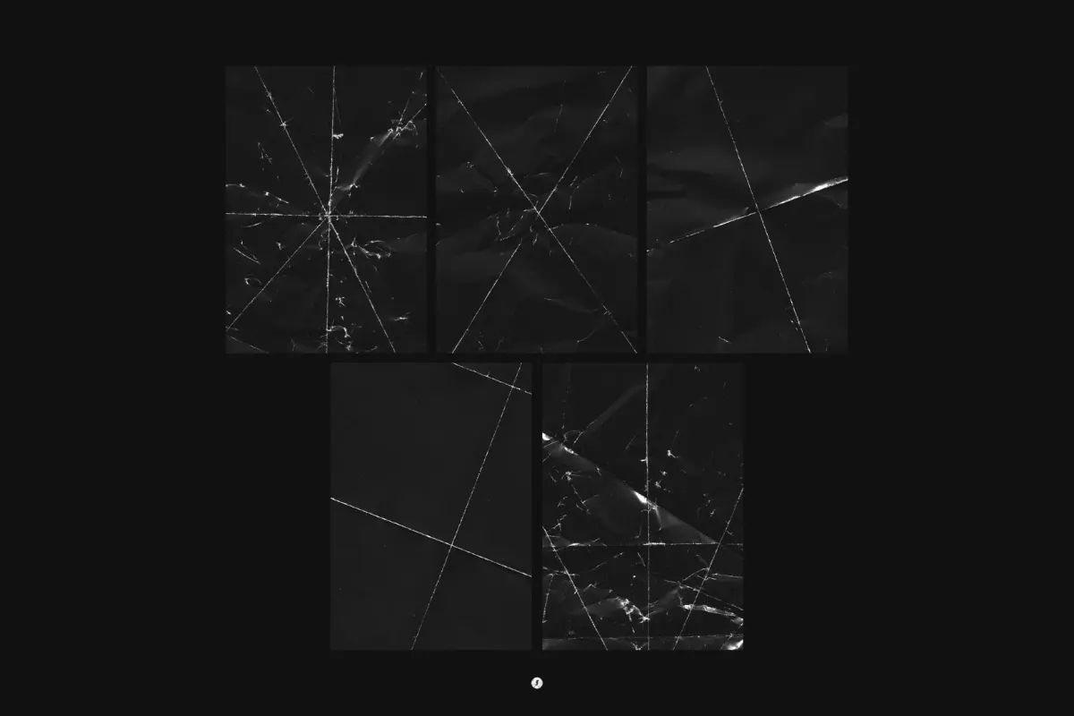 Transparent Folded Paper Textures