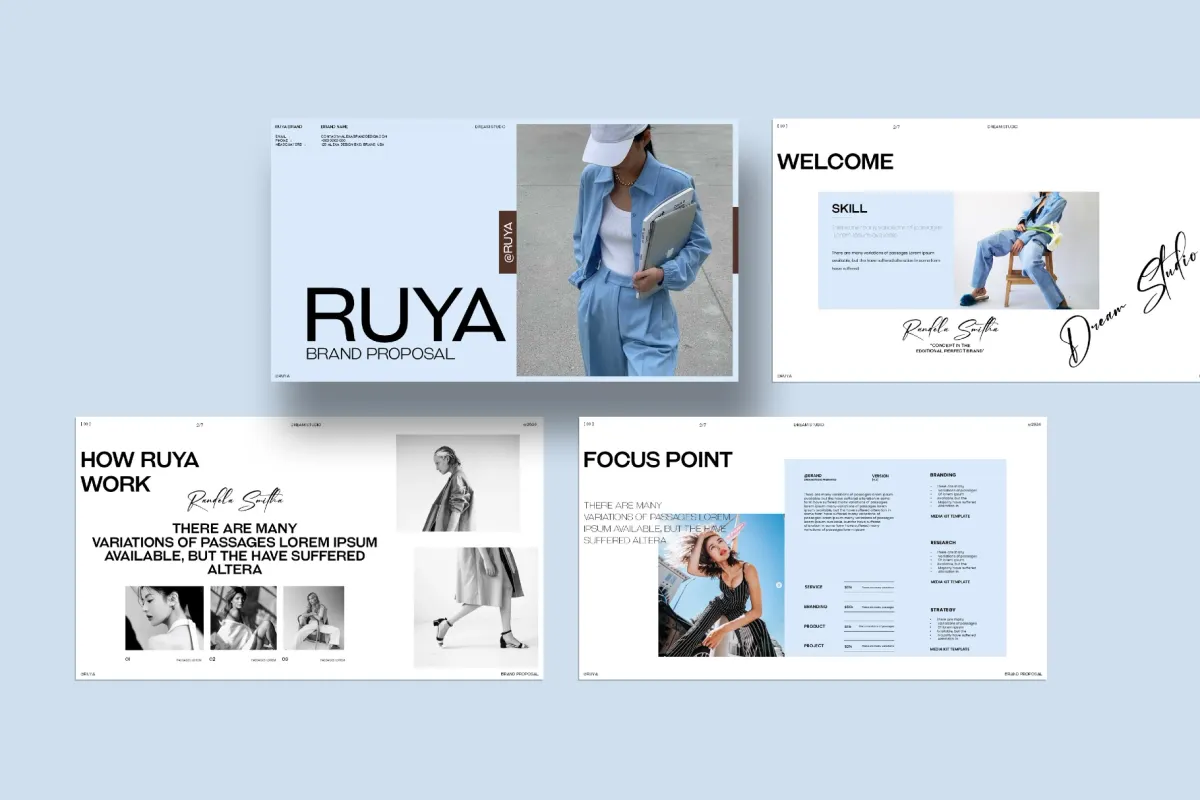 RUYA / Brand Proposal Presentation Template