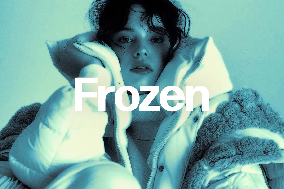 Frozen Y2K Photo Effect