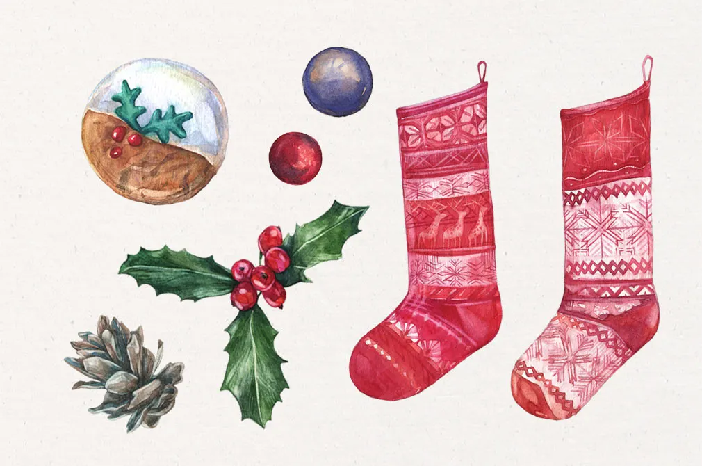 Licorice Christmas Watercolor Kit
