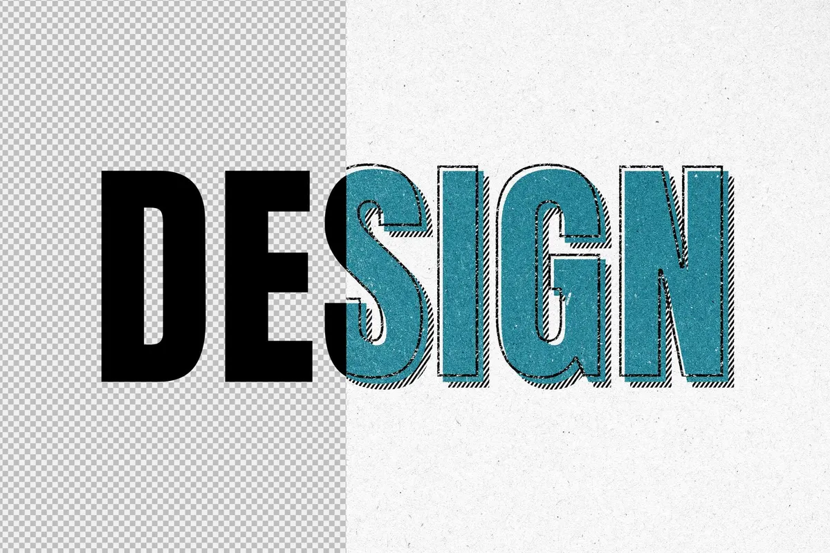 Retro Cartoon Text Effect