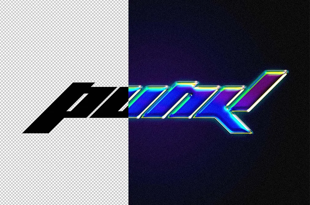Cyber Funk: Futuristic Chrome Effect