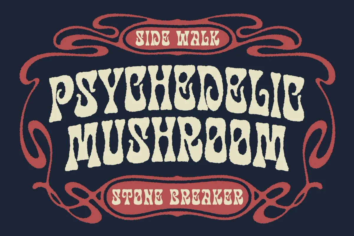 Disco Paradise – Groovy Psychedelic Display Font