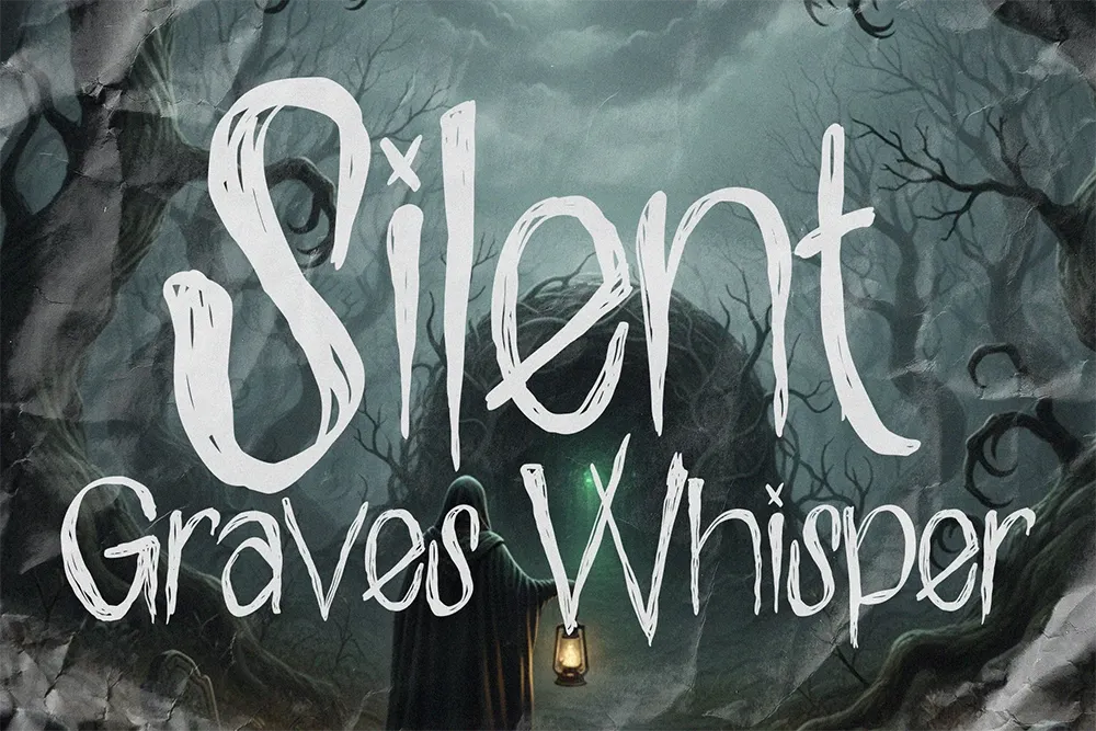 Grave Echo - Scary Horror Font