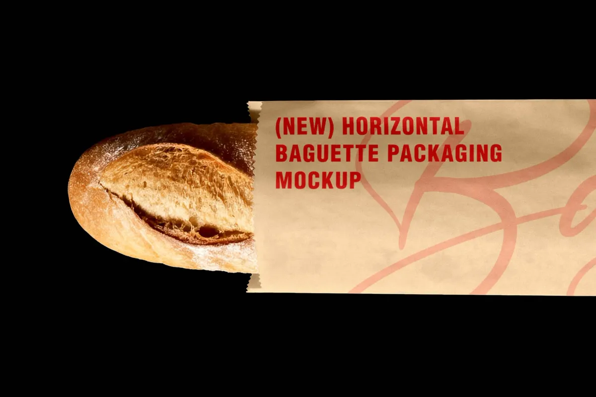 Baguette Bakery Mockup