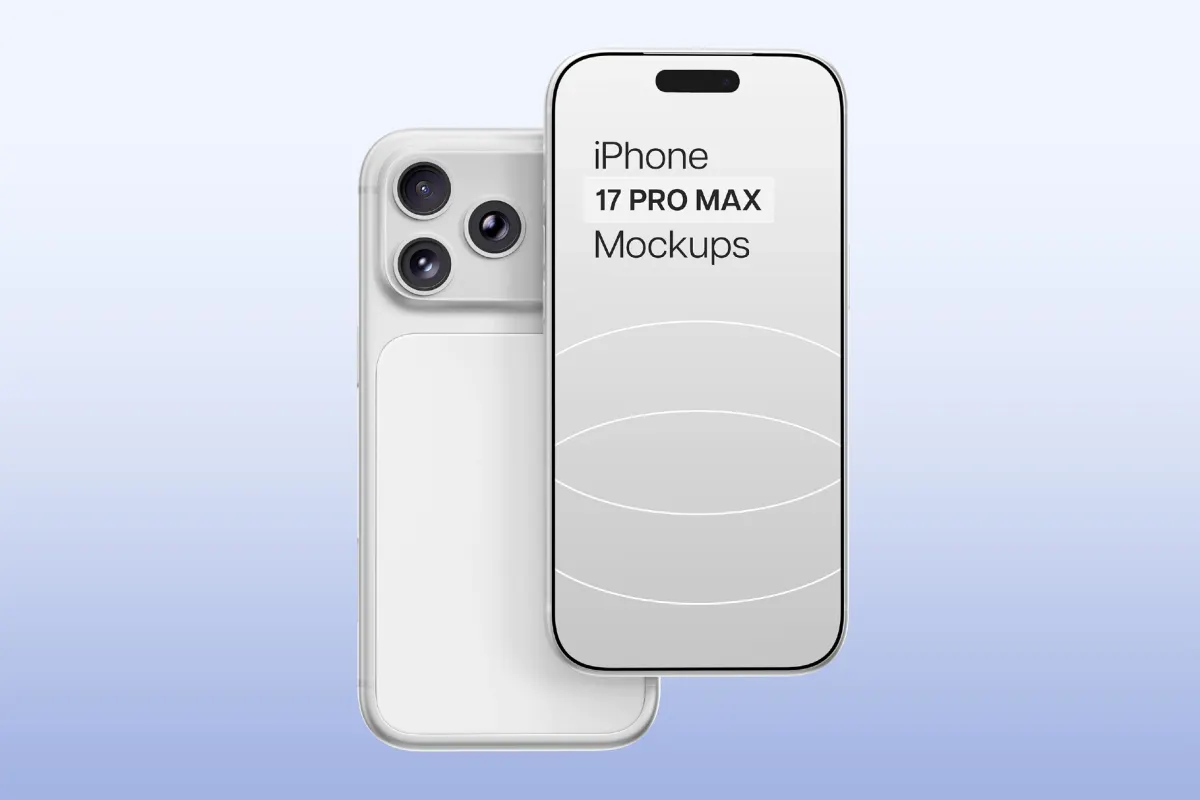iPhone 17 Pro Max Mockup Set
