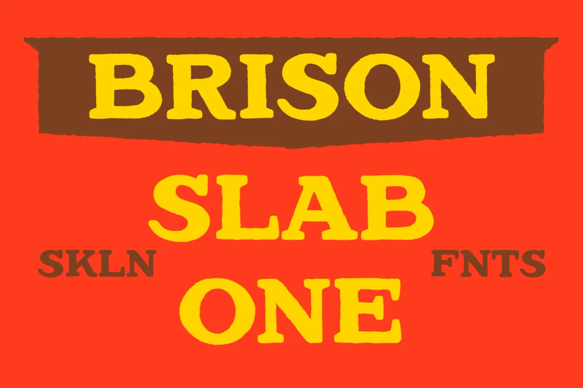 SFC Brison Slab One - Vintage Cowboy Font
