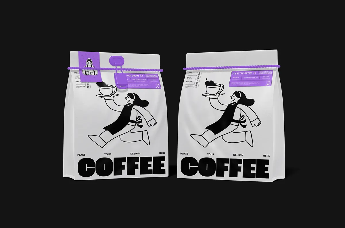 Coffee Bag Mockup