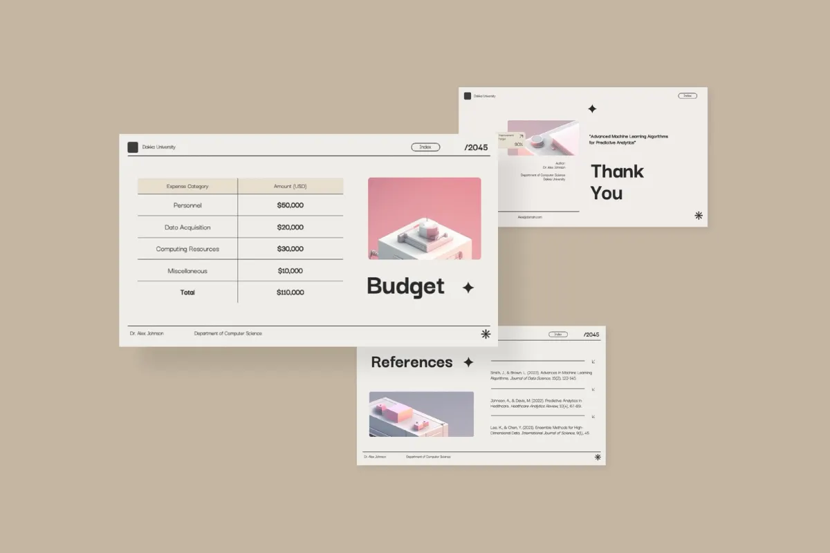 Interactive Research Proposal Powerpoint Template