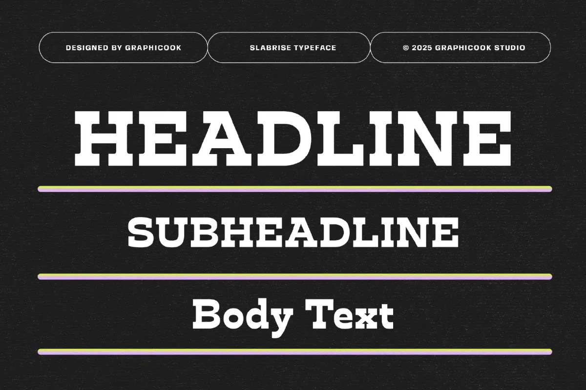 Slabrise Font