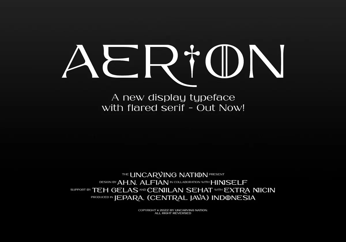 Aerion — Display Serif