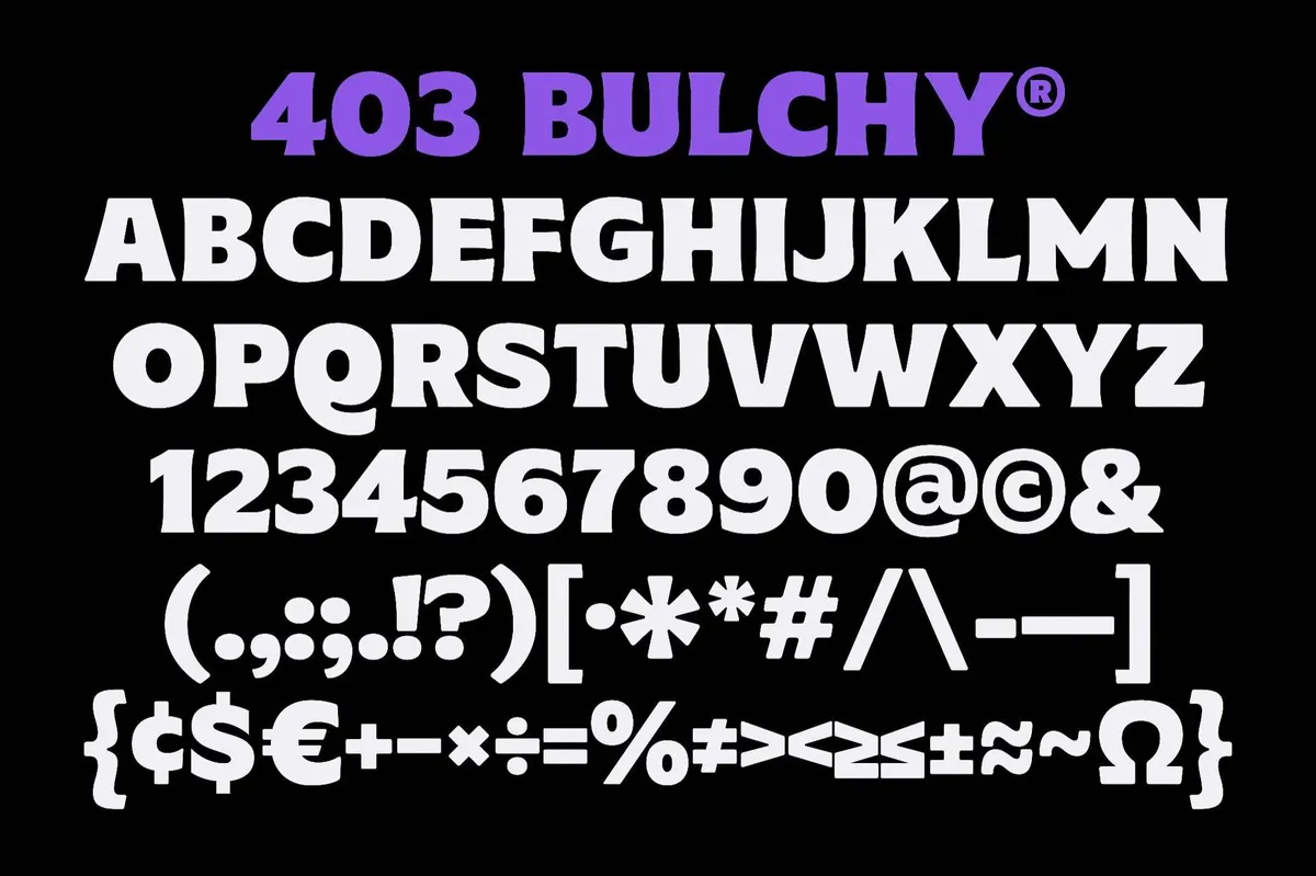 Bulchuy Sans Serif Font