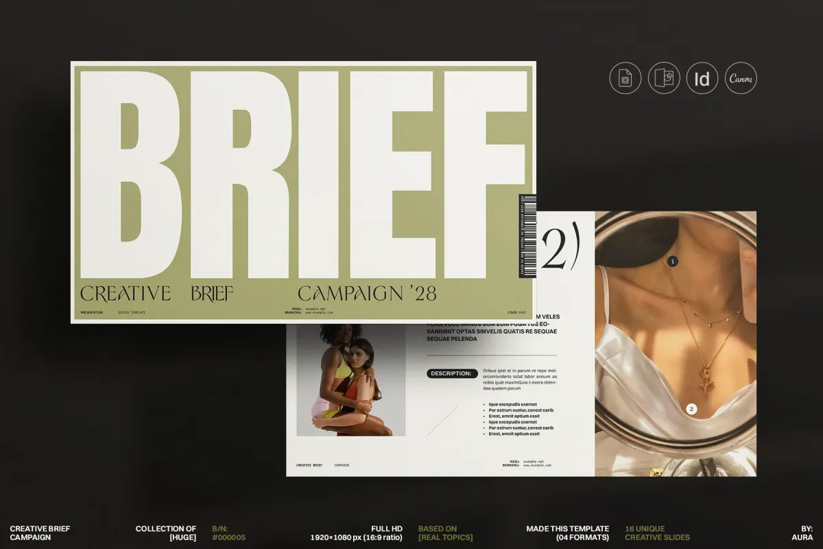 Creative Brief Campaign Presentation Template