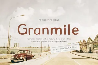 Granmile – Authentic Handwritten Typeface
