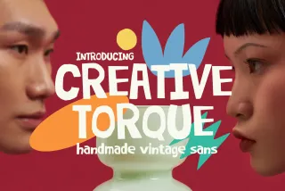 Creative Torque - Handmade Vintage Sans Font