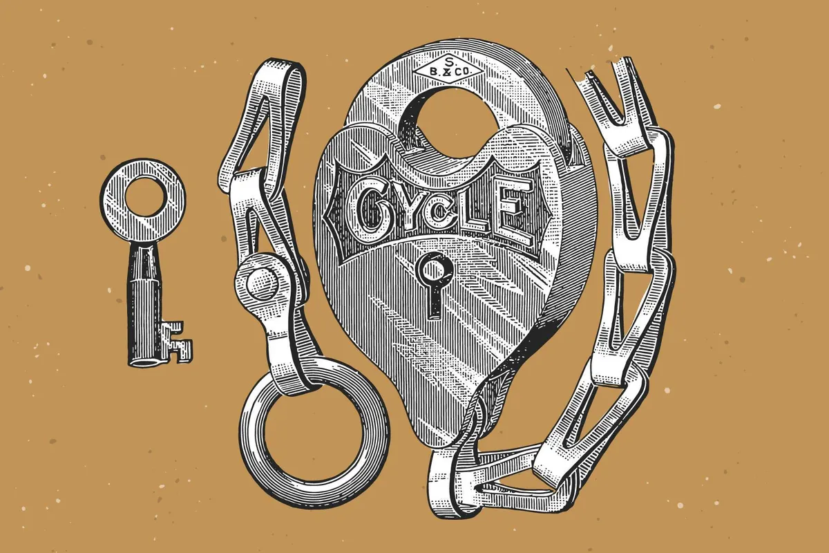 Bicycles Vintage Illustration Set