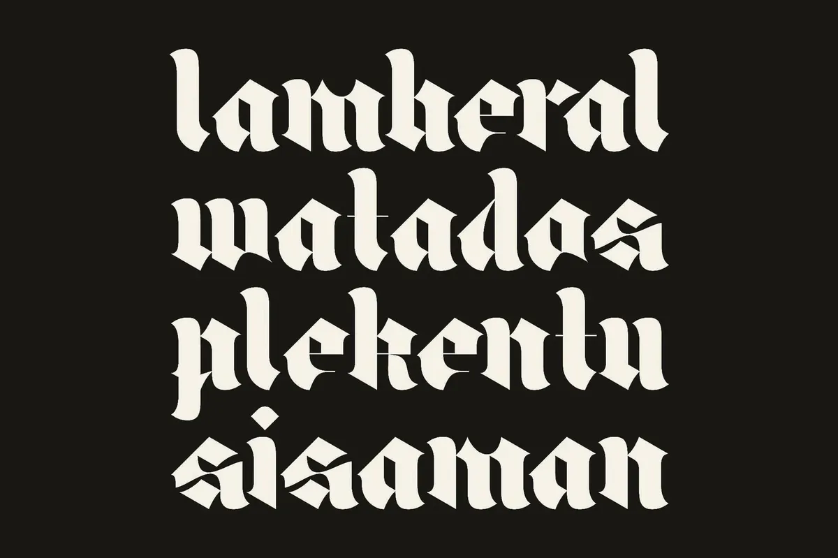 Umbra Nollan Blackletter Type