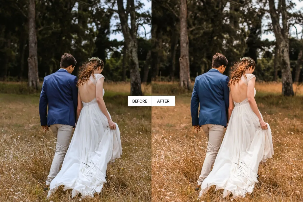 Film Wedding Lightroom Presets