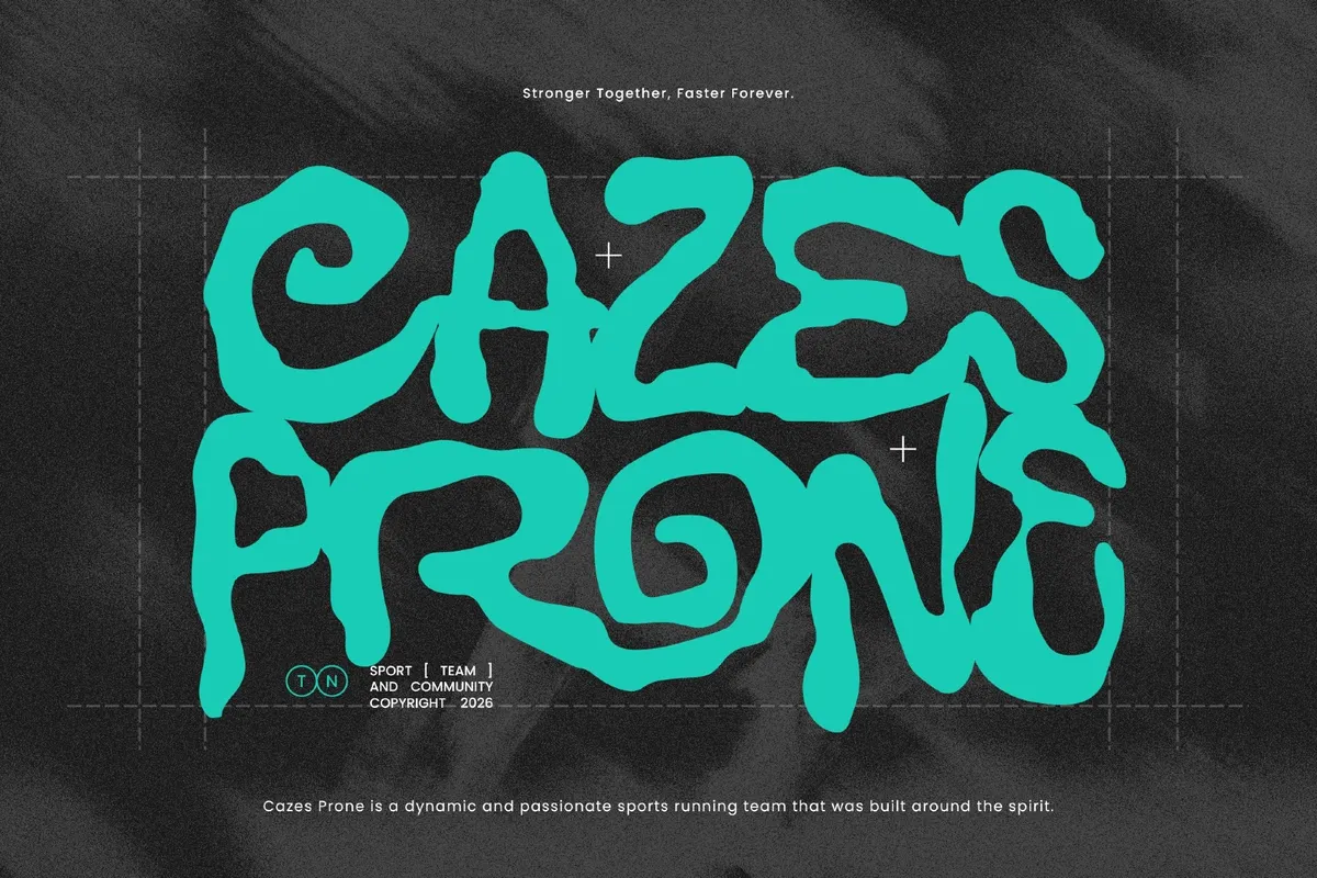 Gromays - Trippy Psychedelic Display Font