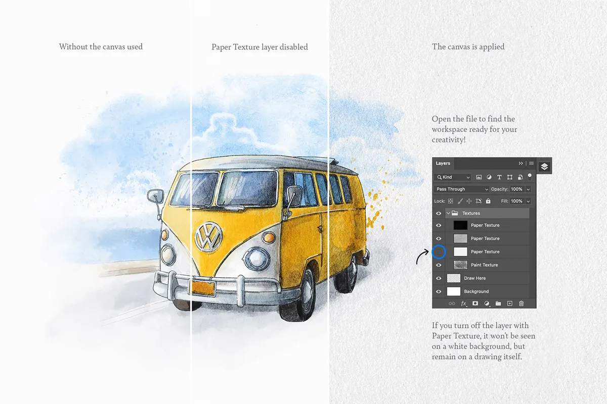 Elixir Watercolor Photoshop Brushes