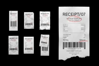 12-in-1 Receipt Mockups Bundle