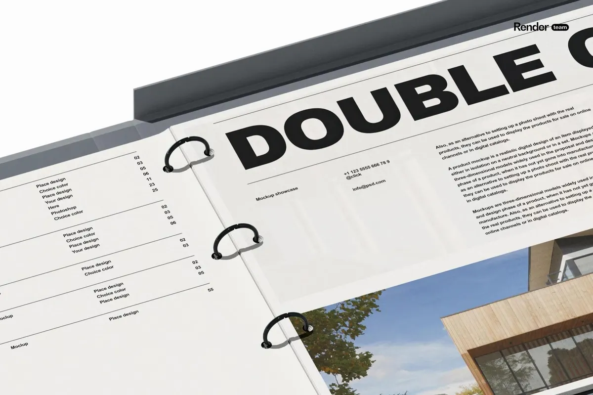 Binder Mockup Set