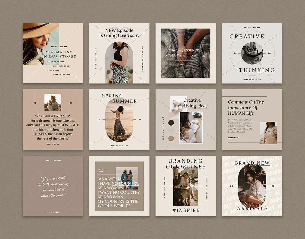 Post & Story Instagram Templates