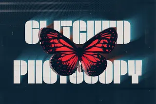 Glitched Photocopy Photo Effect