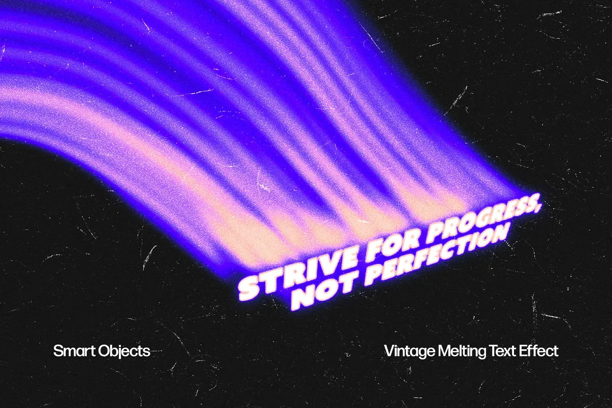 Liquid Melting Text Effect