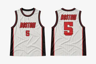 Basketball Jersey Mockup - Front and Back View