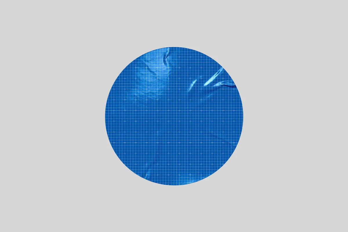 Round Sticker Mockup