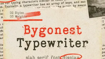 Bygonest Typewriter Font