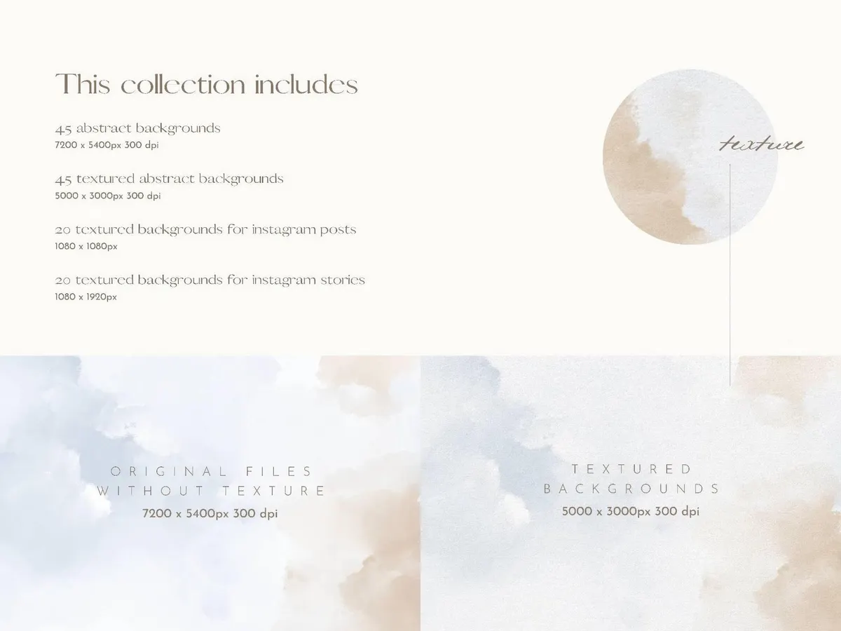 Sweet Dreams: Abstract Texture Backgrounds