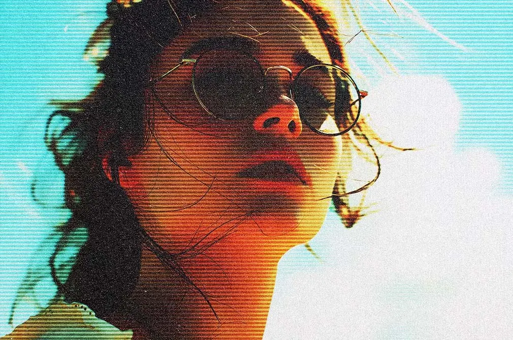 Vintage Print Halftone Photo Effect