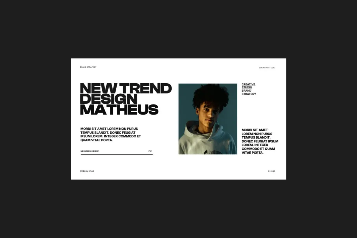 Matheus - Brand Presentation Figma Template