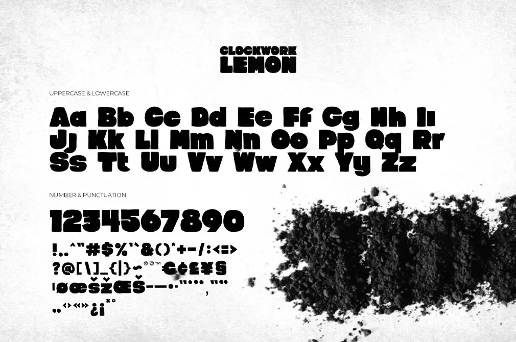 Clockwork Lemon — Fat Type