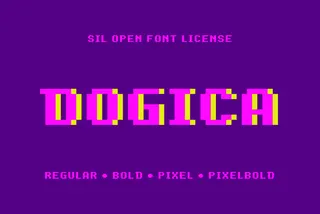 Dogica 1980s Game Font