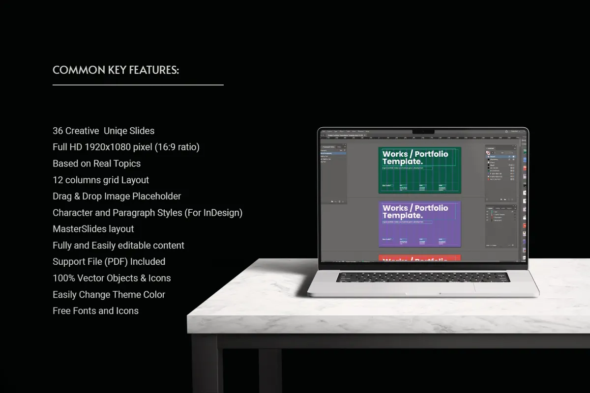 Graphic Design Portfolio Presentation Template