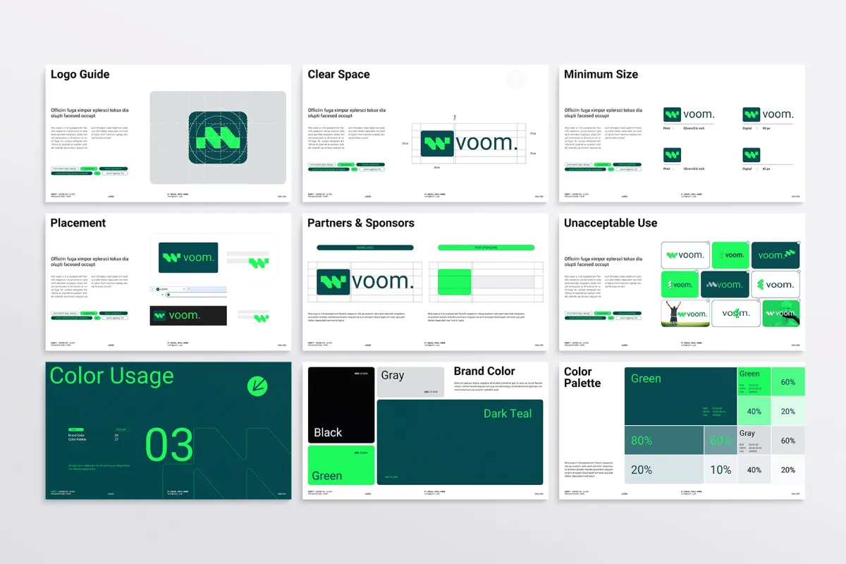 Brand Guidelines Presentation Template