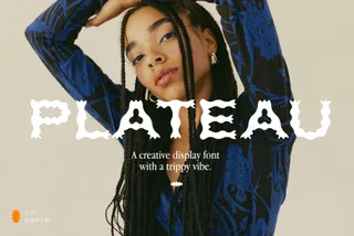 Plateau Display Font